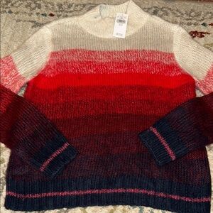 American Eagle Colorful Striped Sweater
